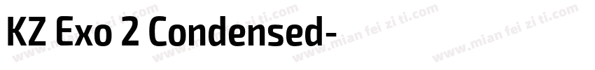 KZ Exo 2 Condensed字体转换